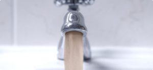Brown-water-form-faucet
