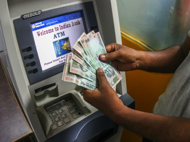 cash in ATMs