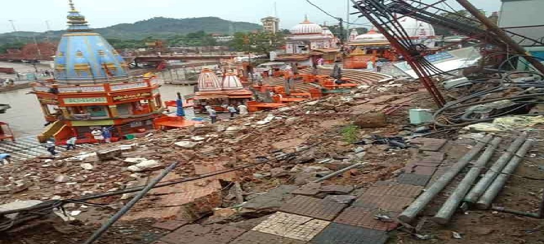 Haridwar wall destroy