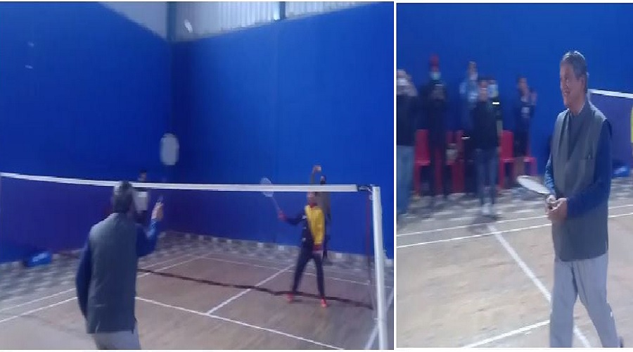 played badminton Harda