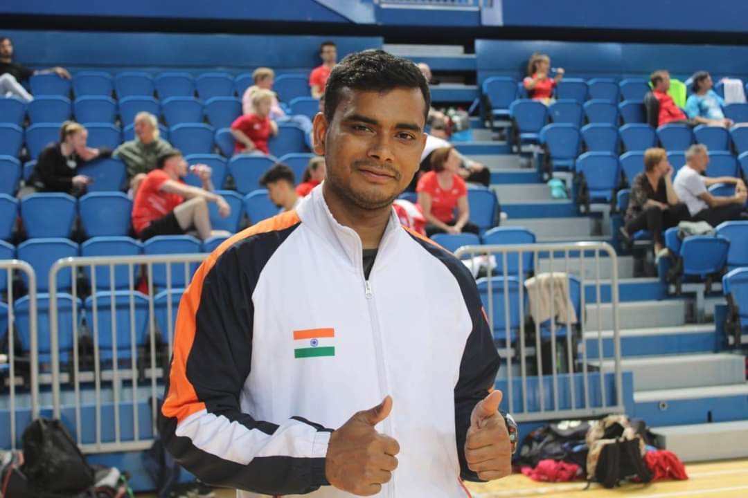 Para badminton player Manoj Sarkar