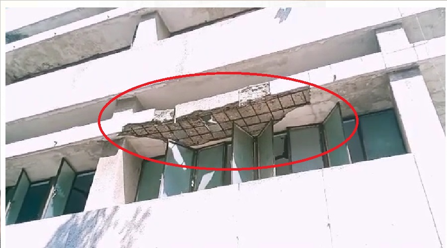 UP की इस बिल्डिंग पर उत्तराखंड में मंडरा रहा खतरा, कर्मचारियों पर भी संकट weather uttarakhand