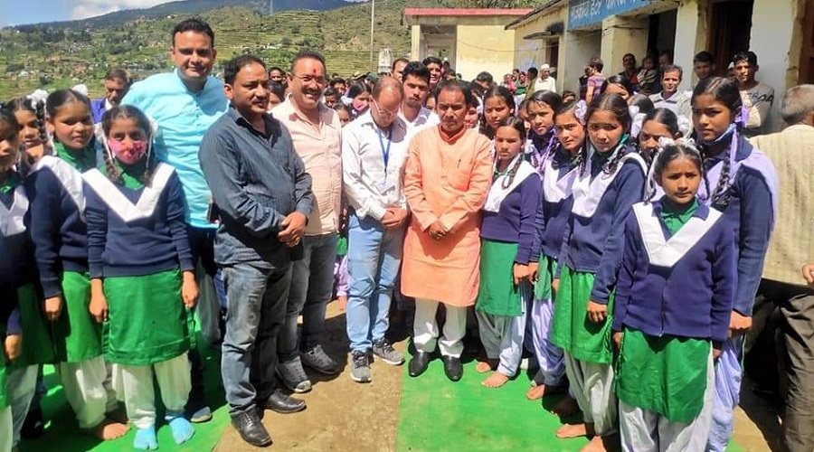 उत्तराखंड : यहां बनेगा इंटर कॉलेज और हाईस्कूल, मंत्री ने किया शिलान्यास Pauri Garhwal