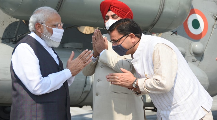 PM Modi's blessings to CM Dhami