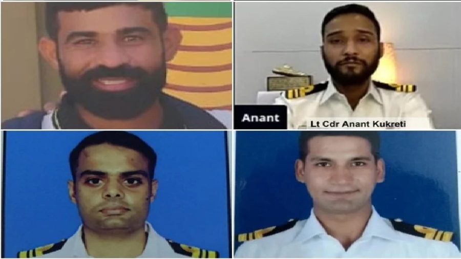 Bodies of 4 Navy officers recovered