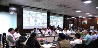 cm dhami in meeting of disaster management