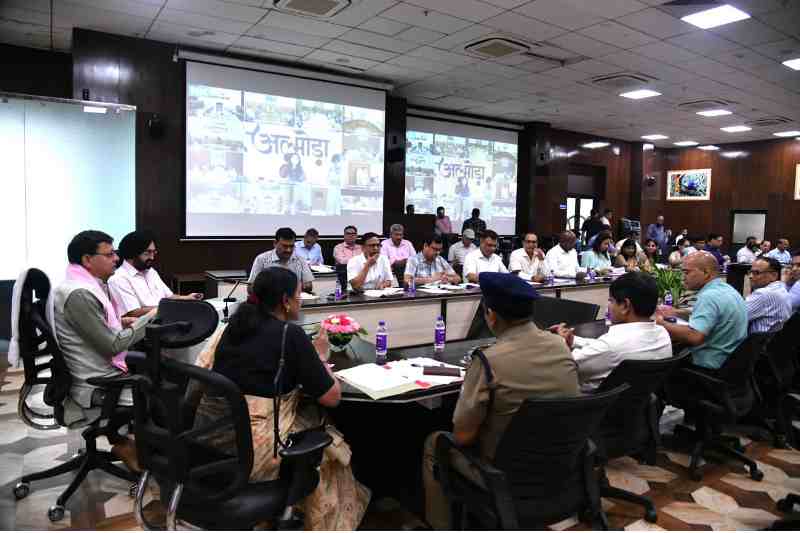 cm dhami in meeting of disaster management