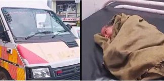 champawat news delivery of baby in ambulence