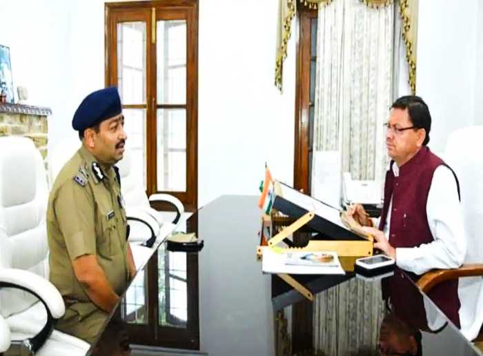 cm dhami and dgp