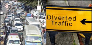 traffic divert in dehradun