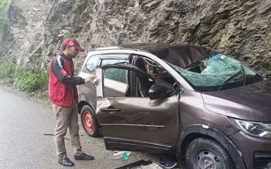 ACCIDENT IN MUSSORIE