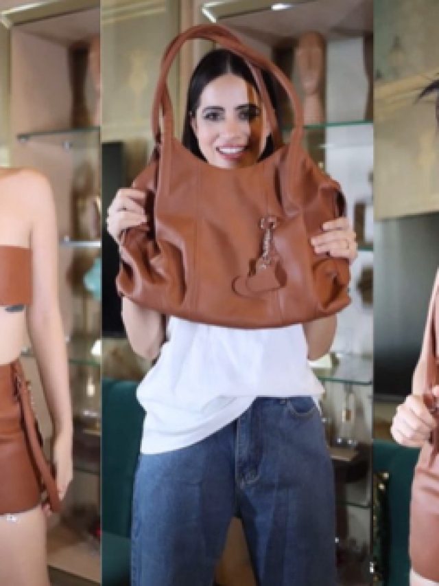 बैग से बनी ड्रेस पहने नज़र आई उर्फी जावेद