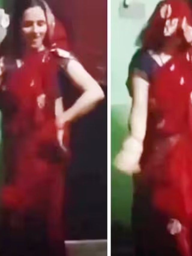 पाकिस्तानी सीमा हैदर ने लाल साड़ी में लिया पल्ला, लगाए ठुमके, वीडियो हुए वायरल