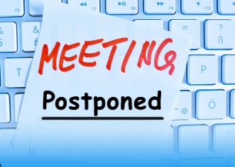 meeting postpond