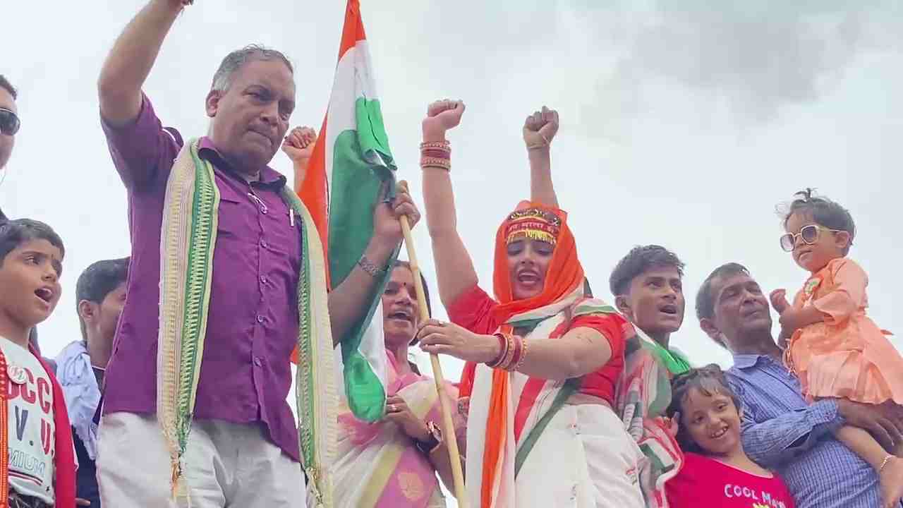 Seema Haider raised slogans of Bharat Mata Ki Jai and Hindustan Zindabad at her home