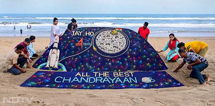 Chandrayaan-3 statue made in America by Sudarshan Patnaik, congratulated by writing 'Jai Ho ISRO'
