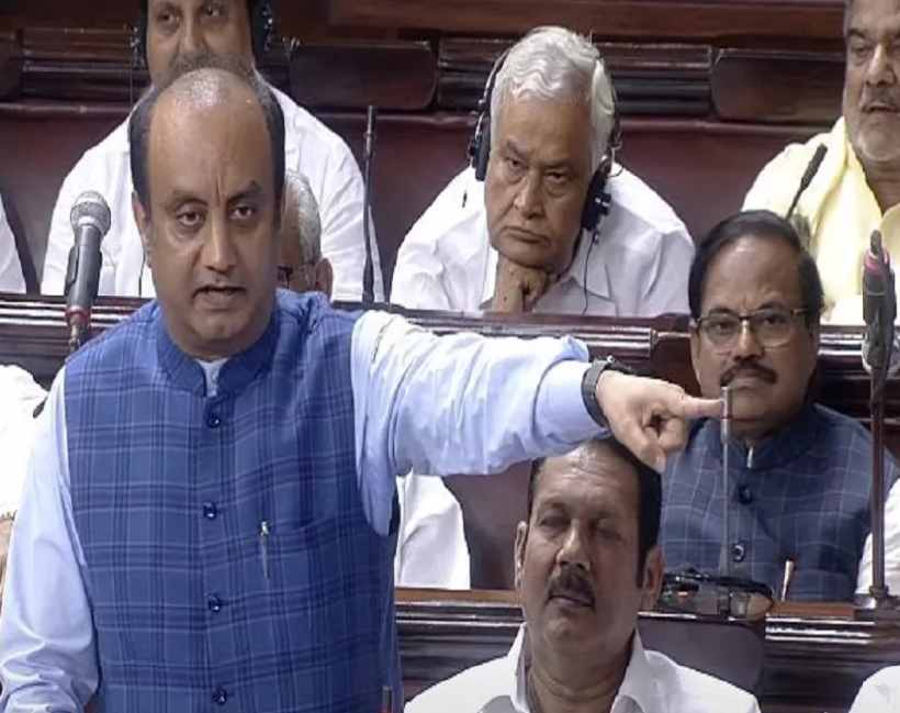 Sudhanshu Trivedi lashed out at Congress and AAP over Delhi Service Bill