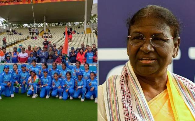 President Draupadi Murmu congratulates India's women's blind cricket team for winning gold medal