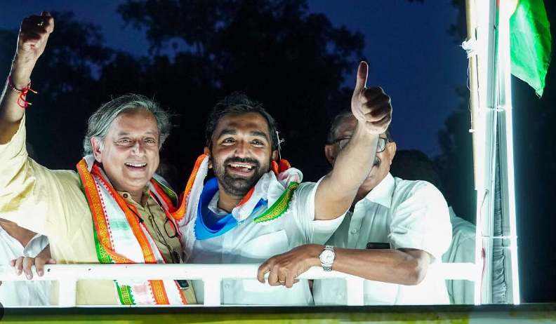 Leaders wave happiness in Congress, Congress's Chandi Oommen wins Pupalli assembly in Kerala
