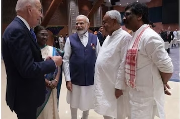 Nitish Kumar's picture caught public's attention in G-20 conference, know the reason