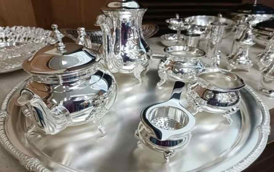 Food will be served on special silver utensils to guests at the G20 summit.
