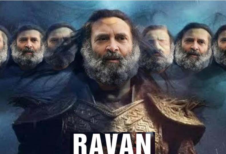 BJP called Rahul Gandhi "Ravana of the new era", wrote India is in danger, Congress furious