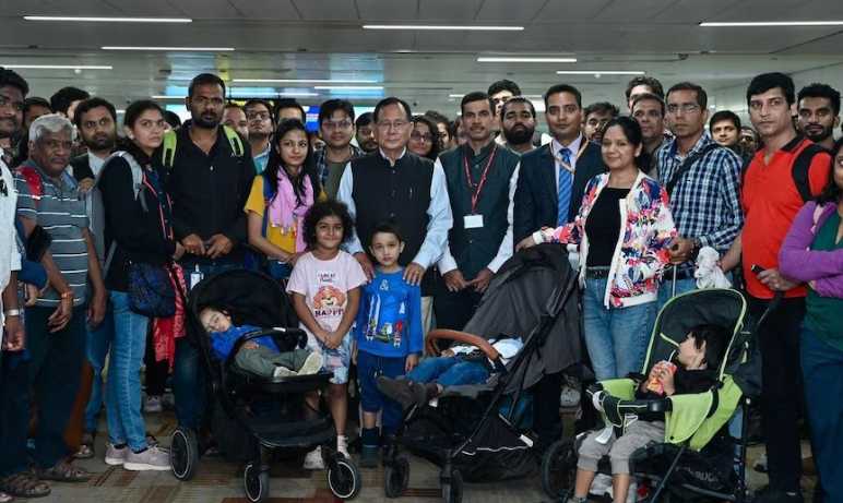 235 Indians safely released from Israel to their homeland, said good fortune to Indian government
