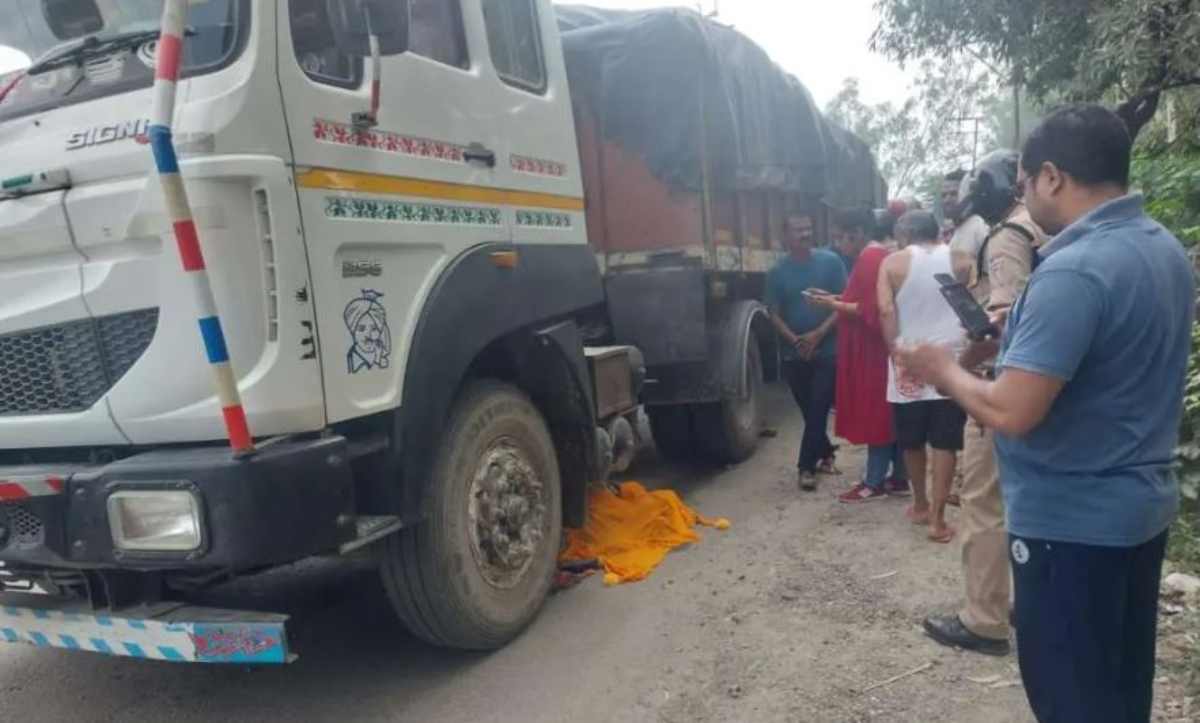 KOTDWAR MAI ACCIDENT कोटद्वार में दर्दनाक हादसा, ट्रक की चपेट में आई महिला