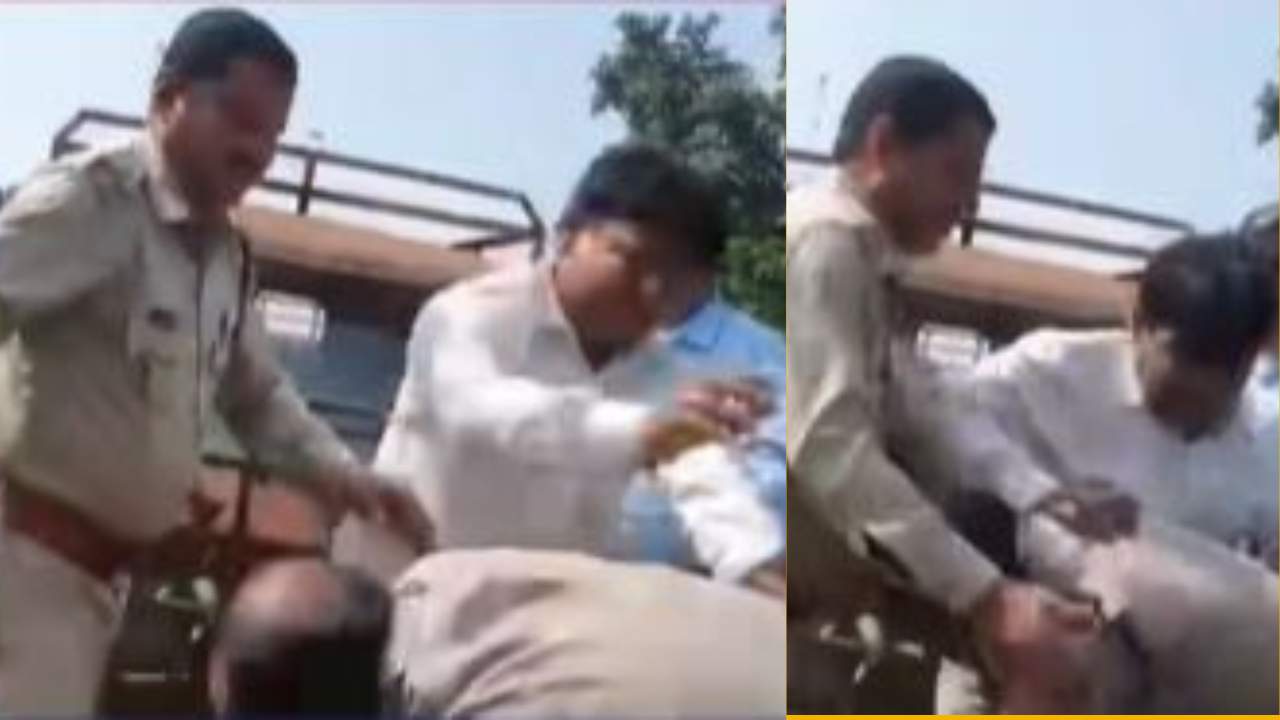 MARPEET पुलिस कांस्टेबल और ARTO के बीच हुई मारपीट, वीडियो वायरल