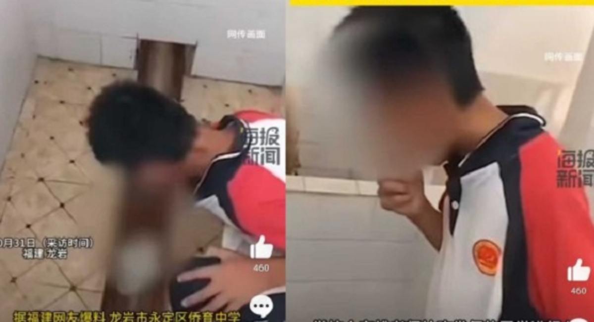 Bullying student forcibly took friend to toilet, fed him 'potty', video goes viral