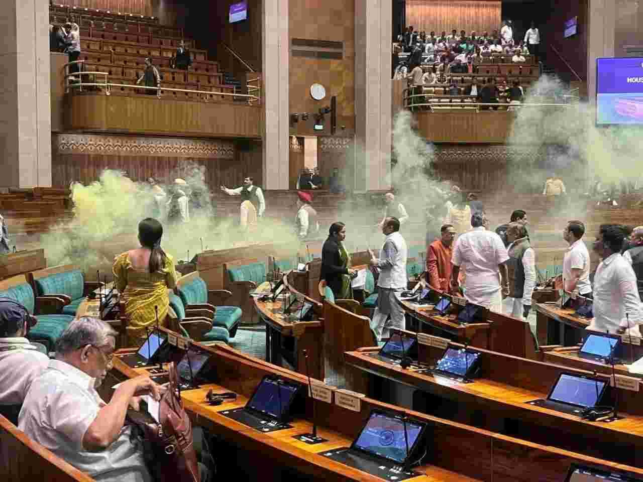 These were the two youths who jumped from the Parliament's audience gallery, names revealed