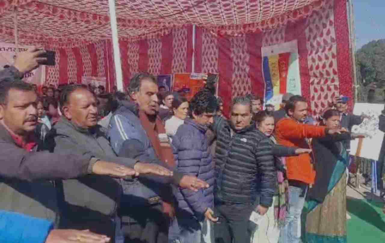 विकसित भारत संकल्प यात्रा पहुंची मसूरी, हुआ भव्य स्वागत मसूरी