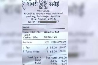 Loot in the name of 'Ram' in Ayodhya, when a person shared the bill, he was shocked