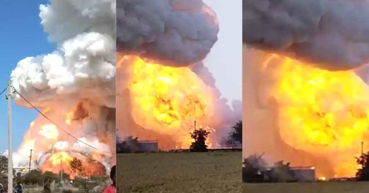 Blast in firecracker factory in Harda