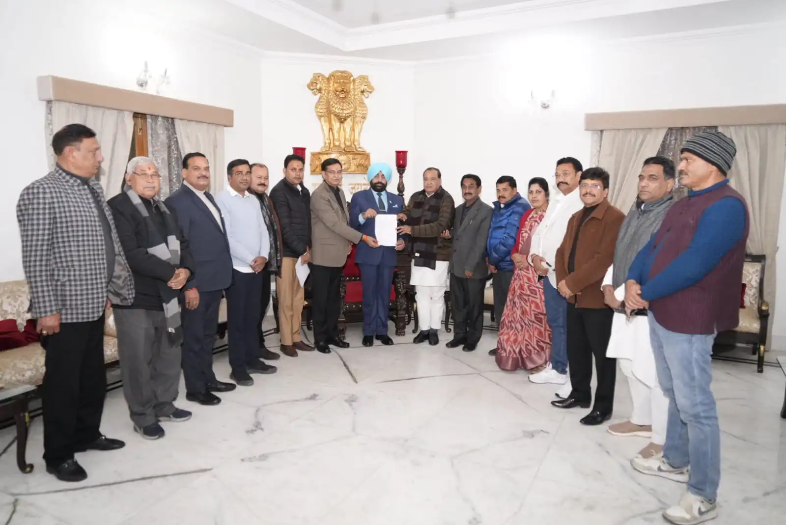 congress delegations meets governor