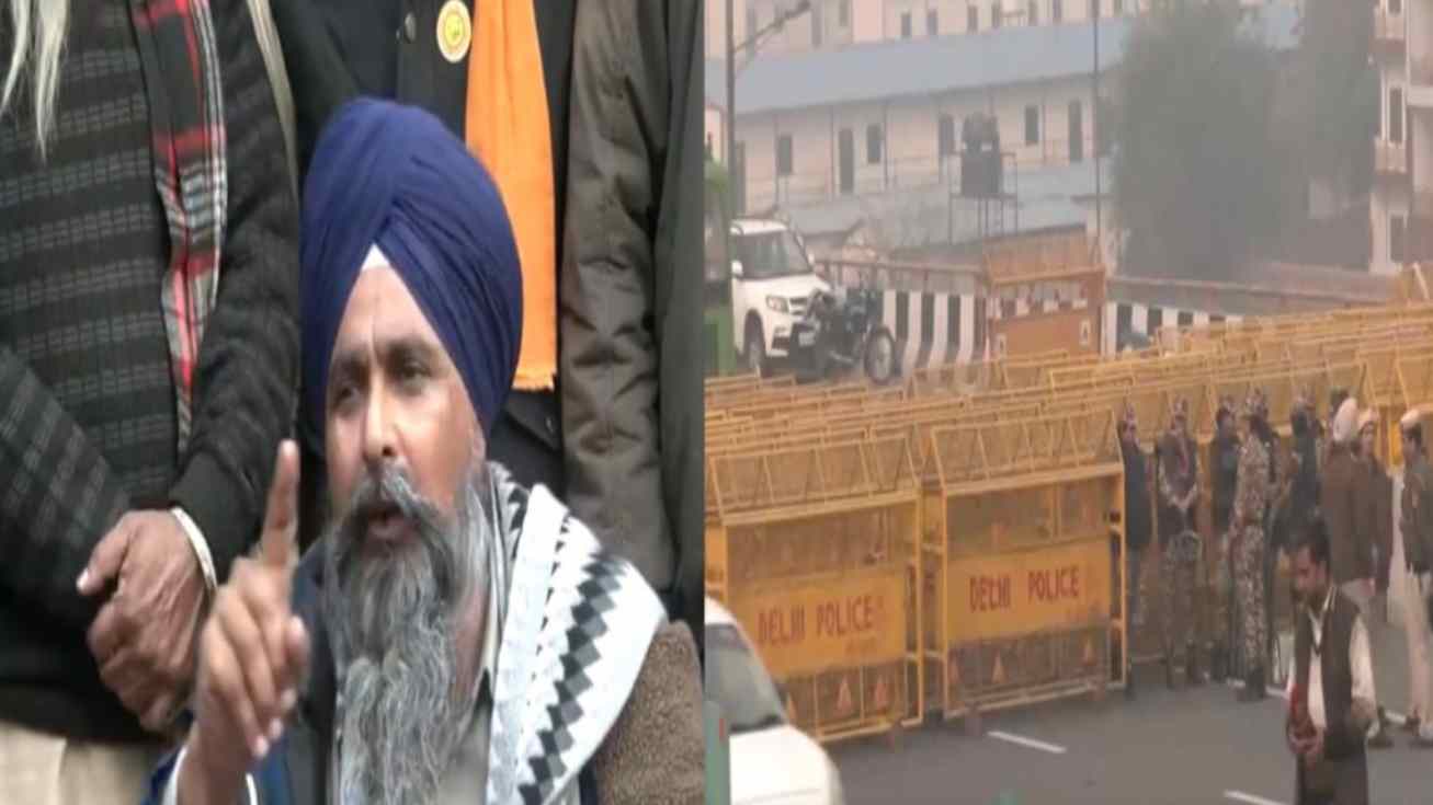 Who is that person on whose advice the farmers are marching to Delhi?