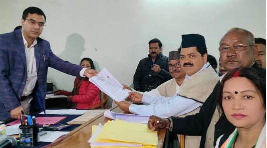 Pauri candidate Ganesh Godiyal filed nomination from