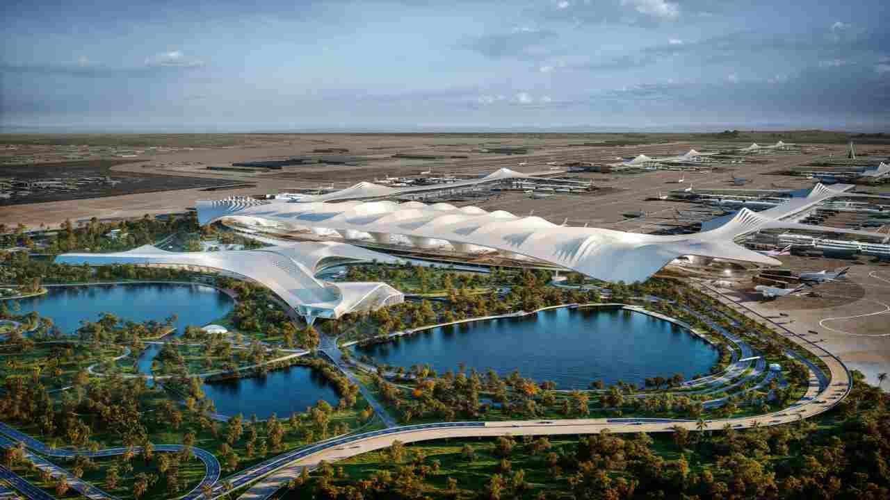 The world's largest airport will be built in Dubai