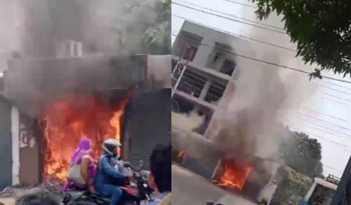 देहरादून से बड़ी खबर, ATM में लगी भीषण आग, मची अफरा-तफरी