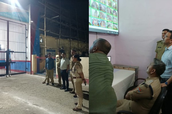 देर रात हल्द्वानी जेल में छापेमारी के लिए पहुंचे पुलिस और प्रशासन के अधिकारी, कैदियों में मची खलबली