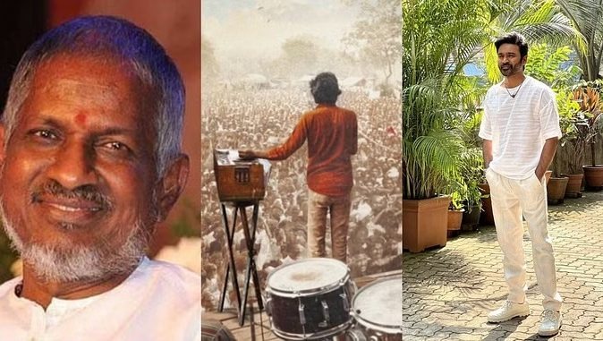 ilaiyaraaja Dhanush film poster out