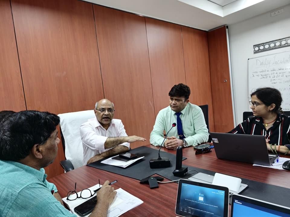 आपदा प्रबंधन विभाग ने की समीक्षा बैठक, रिस्पांस टाइम का अध्ययन करने के दिए निर्देश