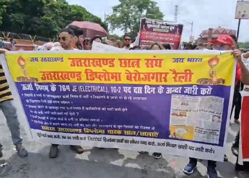 बेरोजगार संघ रैली