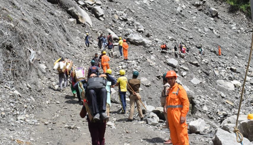 भूस्खलन प्रभावित क्षेत्र