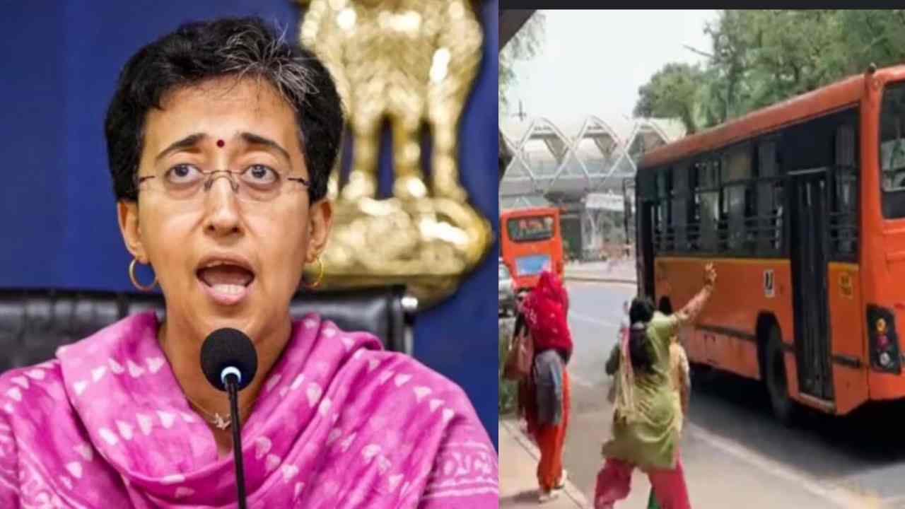 CM Atishi gave warning to driver and conductor