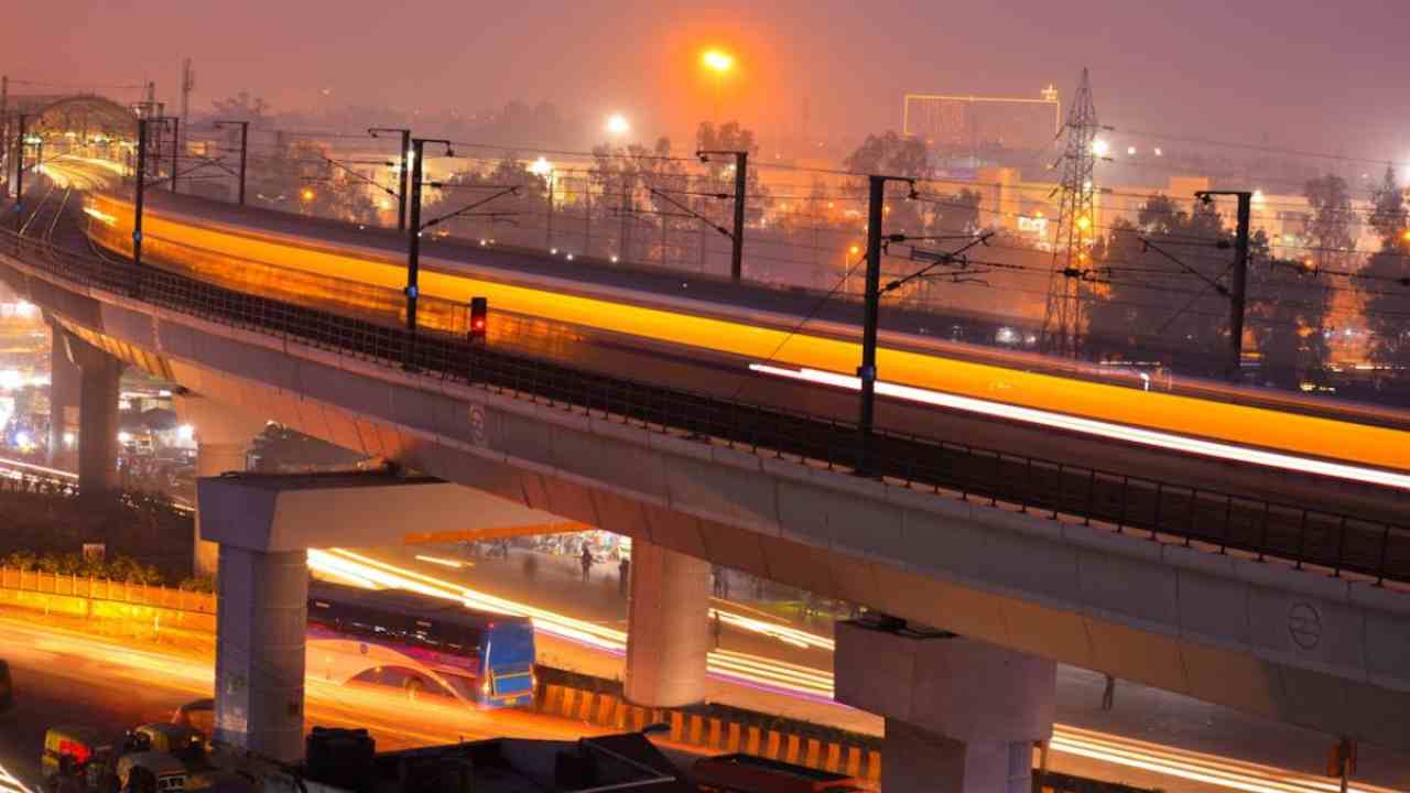 India has the world's third largest metro rail network.
