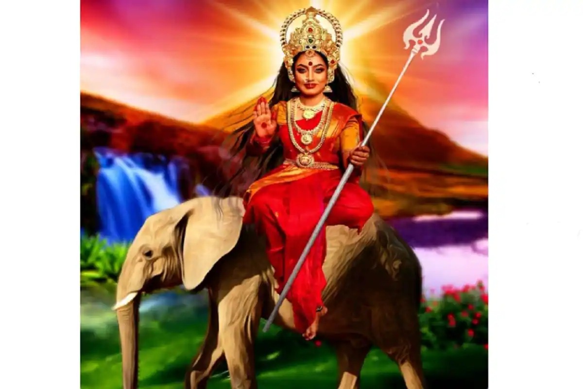 shardiya-navratri-2025-maa-durga-arrives-on-elephant