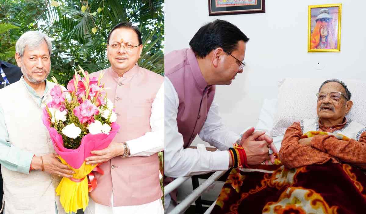 दीपावली पर सीएम धामी ने की पूर्व मुख्यमंत्रियों से मुलाकात, ऐसे जताया आभार NEWS UPDATE