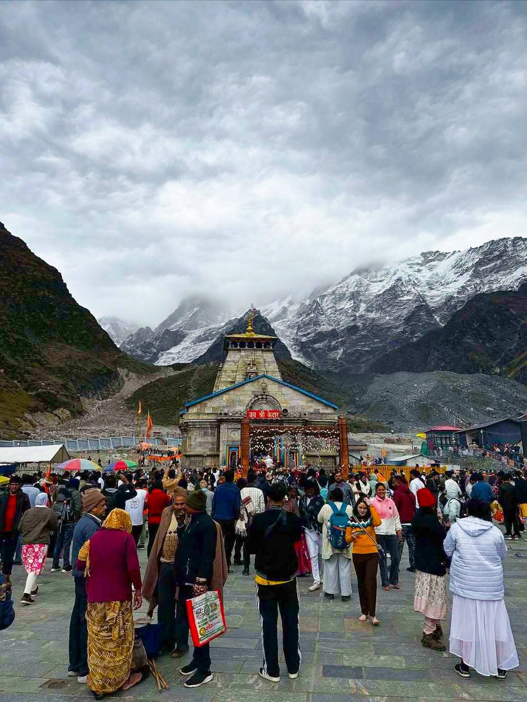 kedarnath dham snowfall