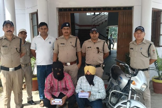 नशे के खिलाफ पुलिस का अभियान, 75 लाख की स्मैक के साथ दो शातिर तस्कर गिरफ्तार
